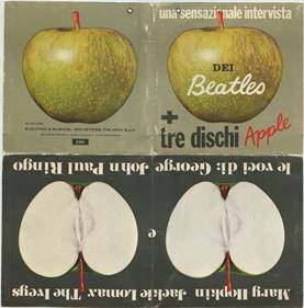 the beatles apple logo